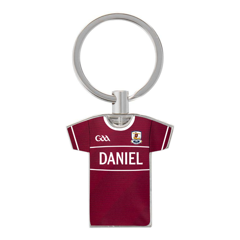 Galway Jersey Keyring, Personalised gift