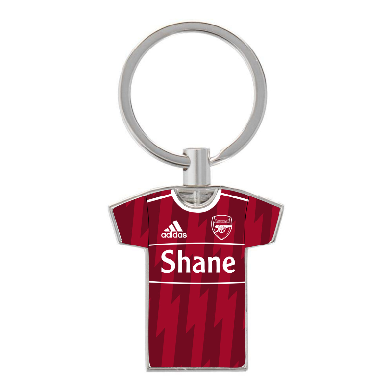 Arsenal Jersey Keyring, Personalised gift