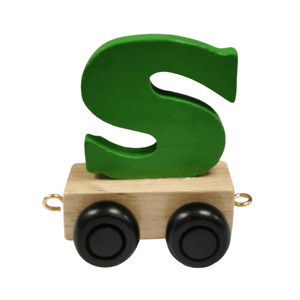 Colour Wooden Train and Track, Personalised Gift