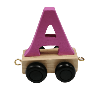 Colour Wooden Train and Track, Personalised Gift