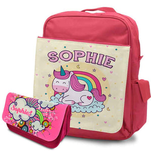 Bag and Pencil Case Combo, Personalised Gift