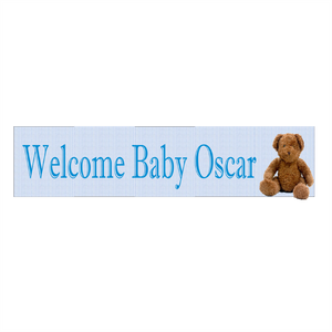 New Baby Banner, Personalised Gift