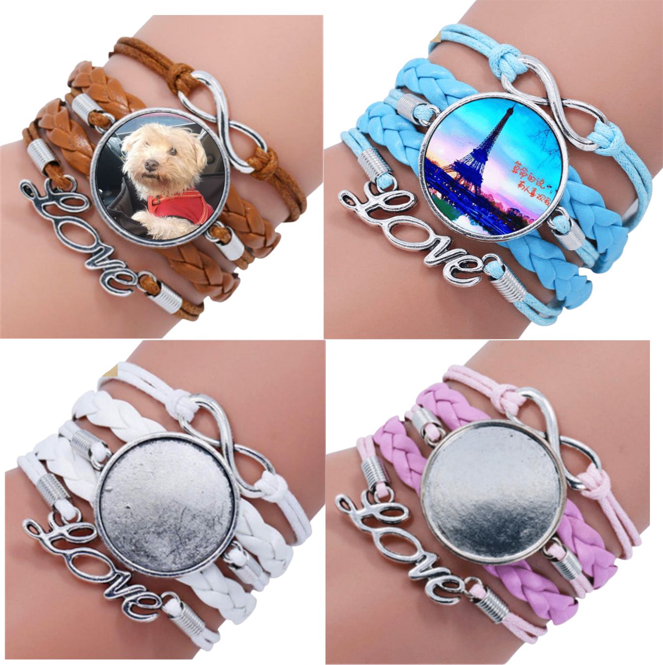 Leather Bracelet, Personalised Gift