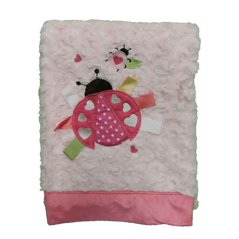 Ladybird Baby Blanket, Personalised Gift