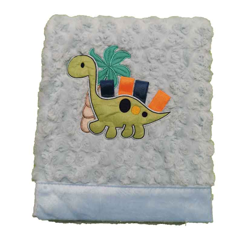 Dino Baby Blanket, Personalised Gift
