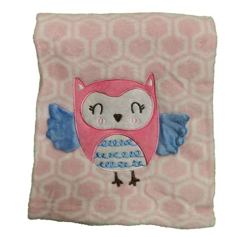 Owl fleece wrap, Personalised Gift
