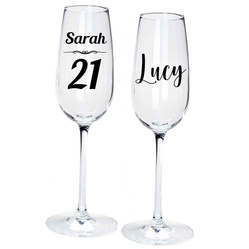 Champagne Flute Personalised Gift - Personalise It