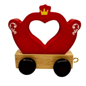 Colour Wooden Train and Track, Personalised Gift