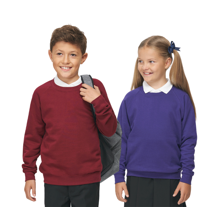 Kids Academy raglan sweatshirt, Personalised Gift