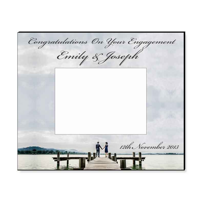 Couple Engagement Frame Personalised Gift