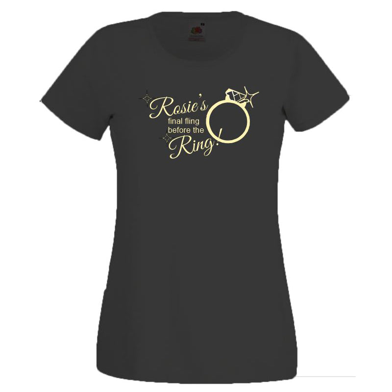 Final Fling Hen T-Shirt - Personalise It