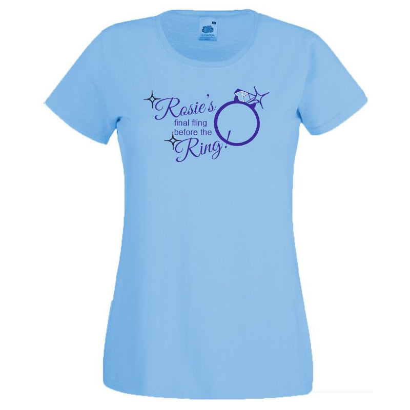 Final Fling Hen T-Shirt - Personalise It