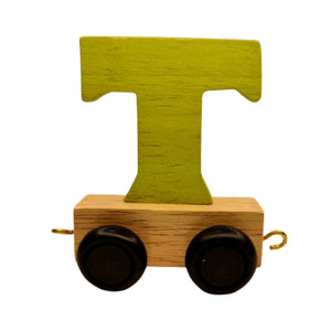 Colour Wooden Train and Track, Personalised Gift