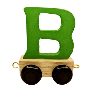 Colour Wooden Train and Track, Personalised Gift