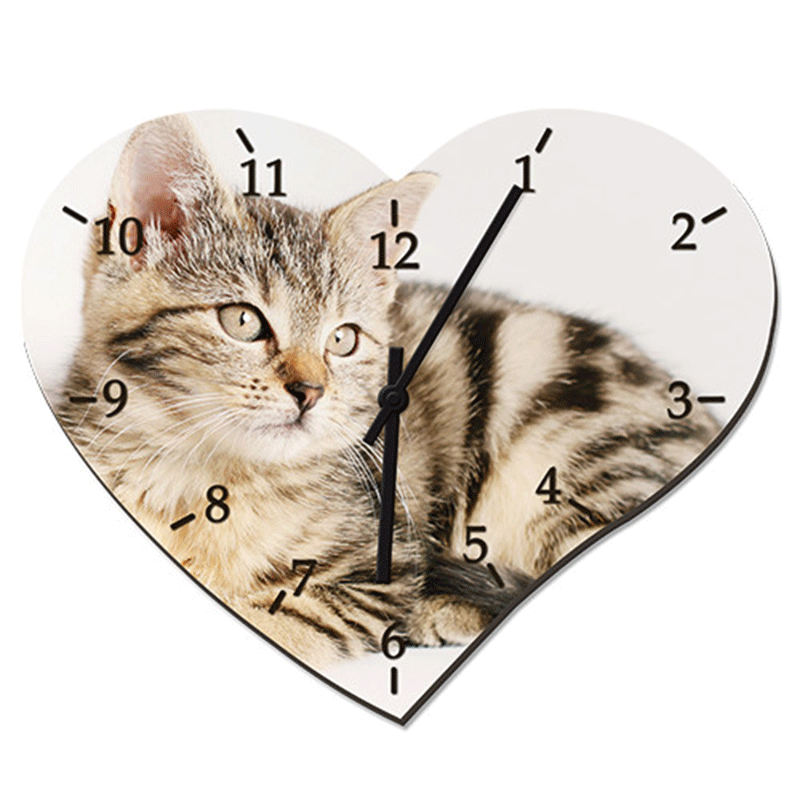 Heart Shaped Clock, Personalised Gift