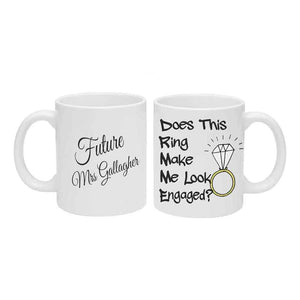 Engagement Mugs Personalised Gift