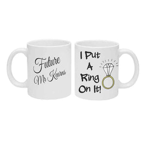 Engagement Mugs Personalised Gift