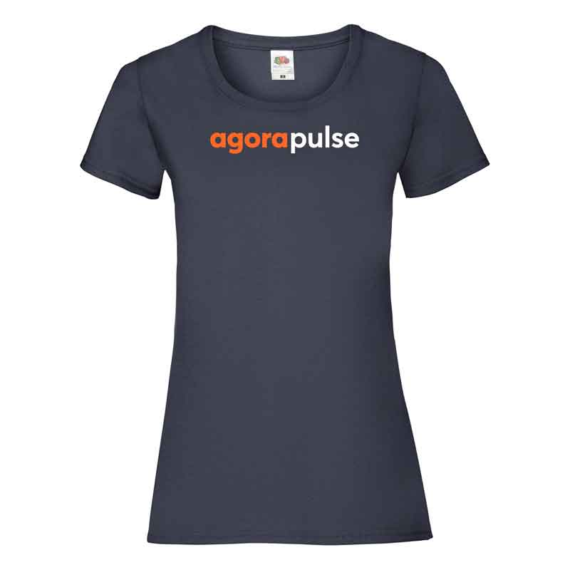 AgoraPulse Lady Fit T-shirt Re Branded