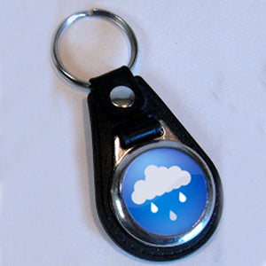 Leather Fob Keyring - Personalise It