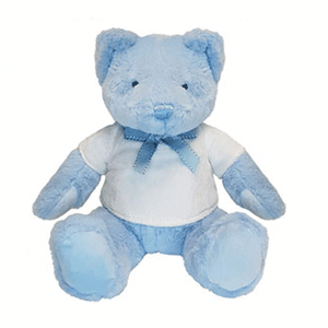 Super Soft Teddy In White T-Shirt, Personalised Gift