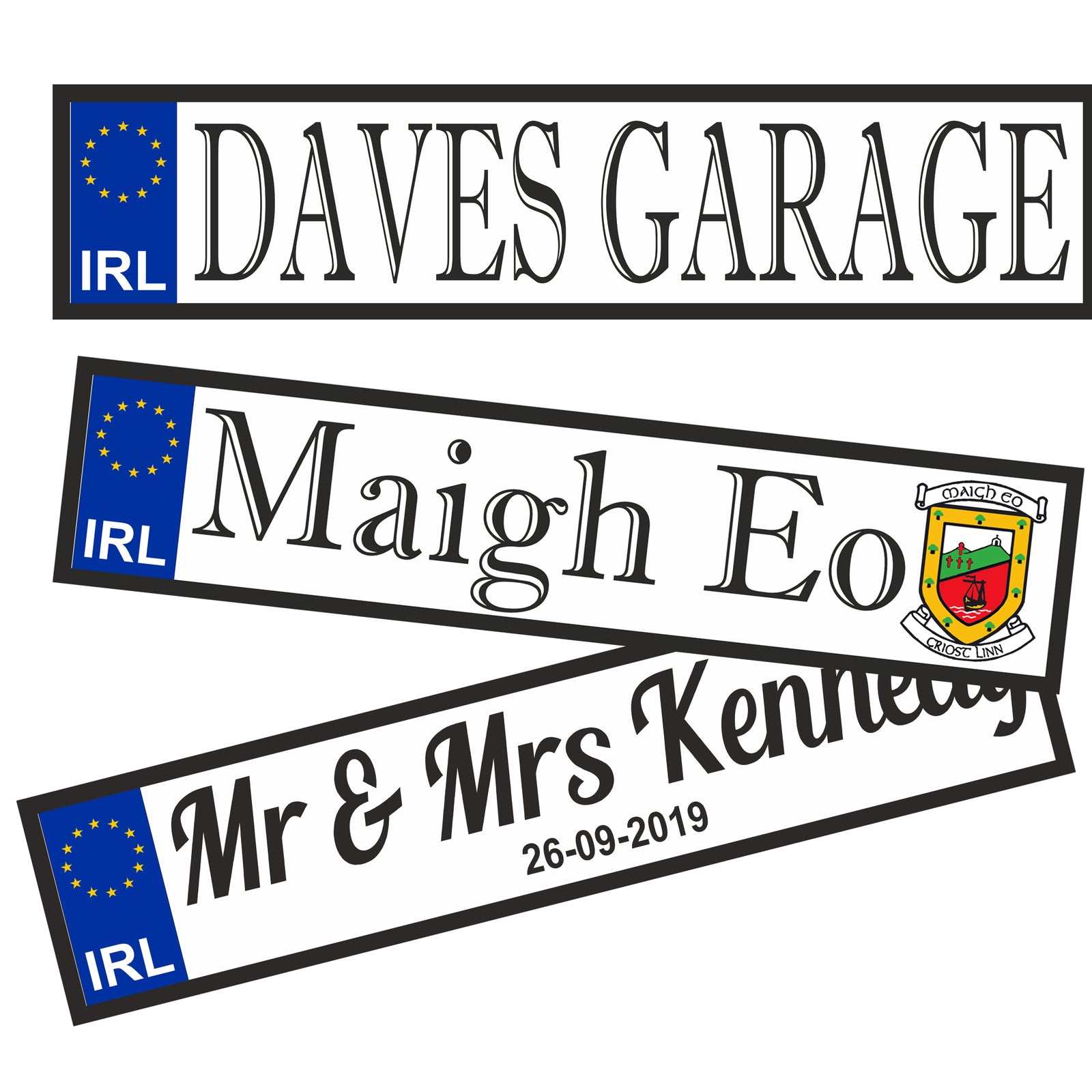 Novelty Number Plate - Personalise It