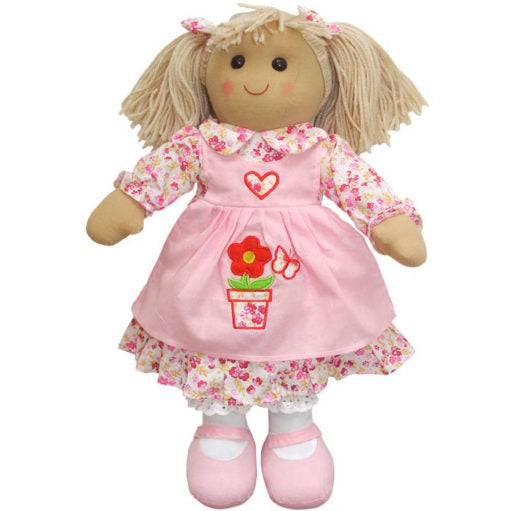 Flower Pot Rag Doll, Personalised Gift