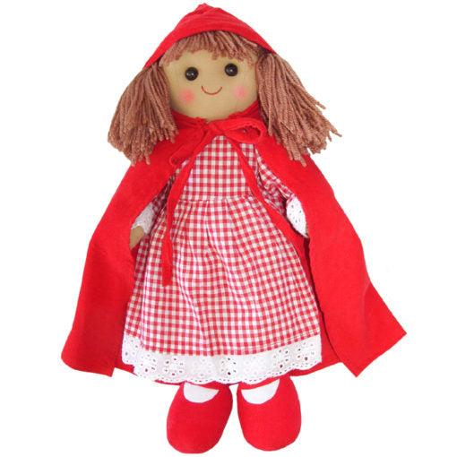 Red Riding Hood Rag Doll, Personalised Gift