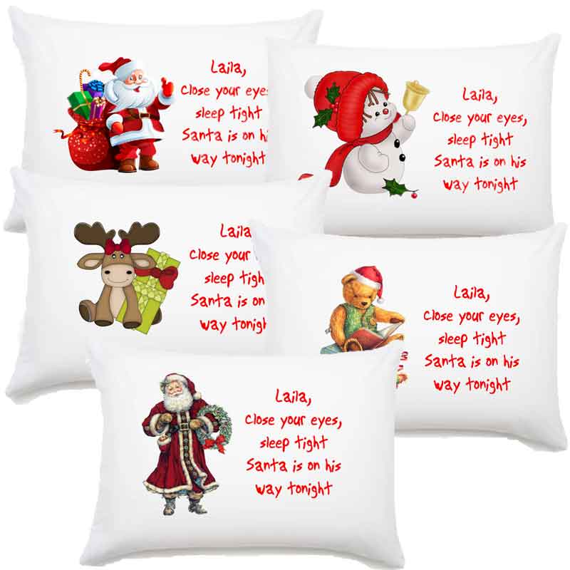 Christmas Pillowcases, Personalised Gift