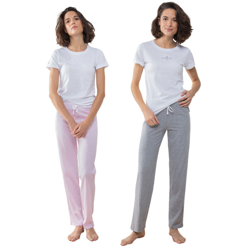 Women's long pant pyjama set, Personalised Gift