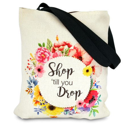 Tote Bag with Black Handles, Personalised Gift