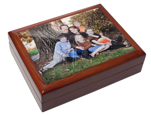 PALE WOOD  Large Keepsake/Jewellery Box, Personalised Gift