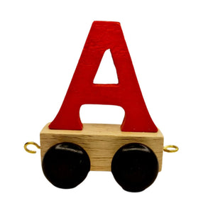 Colour Wooden Train and Track, Personalised Gift