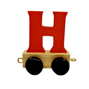 Colour Wooden Train and Track, Personalised Gift