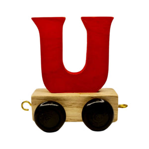 Colour Wooden Train and Track, Personalised Gift