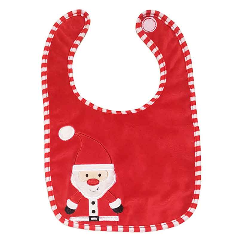 Cute Soft Christmas Bib, Personalised Gift