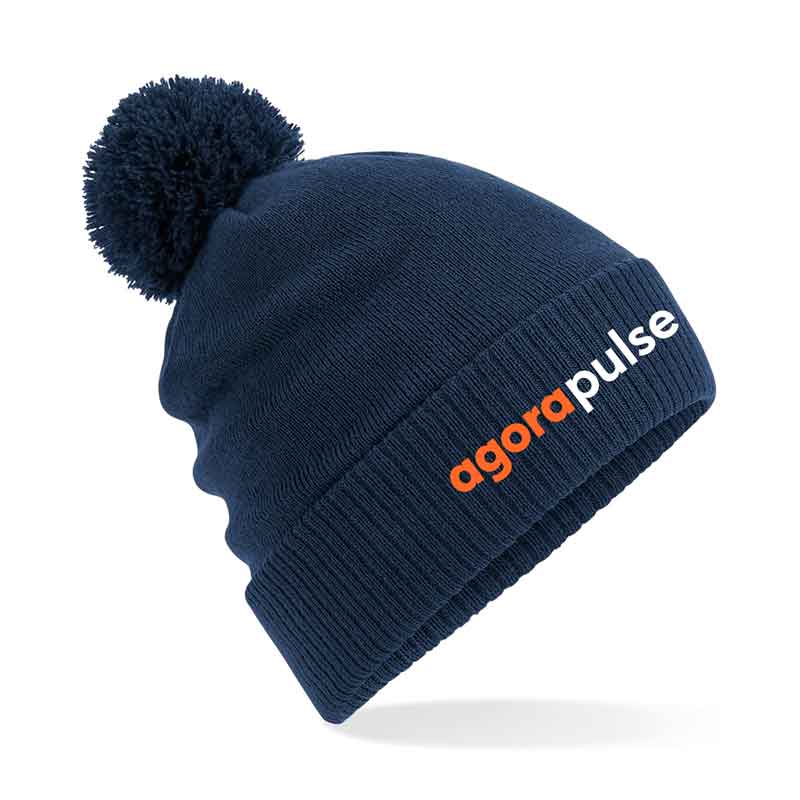 AgoraPulse Thermal Snowstar Beanie Re Branded