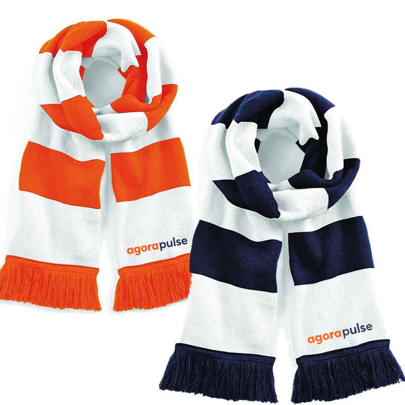AgoraPulse Stadium Scarf Re Branded