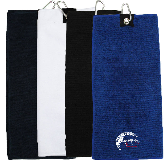 Tri Fold Golf Towel - Personalise It