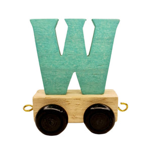 Colour Wooden Train and Track, Personalised Gift