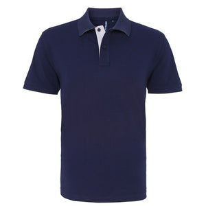 Mens classic fit - contrast polo - Personalise It