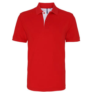 Mens classic fit - contrast polo - Personalise It