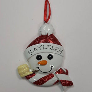 Personalised Snowman Christmas Decoration - Personalise It