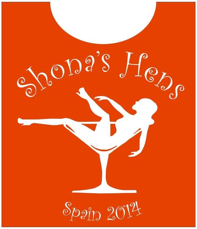 Champagne Bath Hen T-shirt - Personalise It