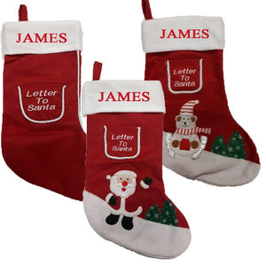 Letter to Santa Christmas Stocking - Personalise It