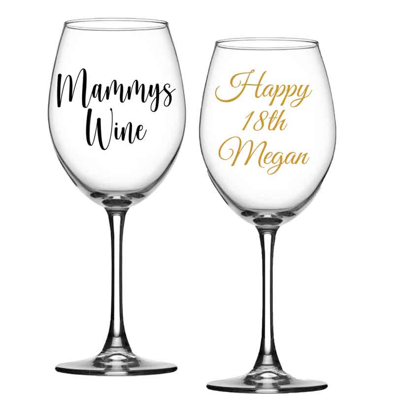 Wine Glass Personalised Gift